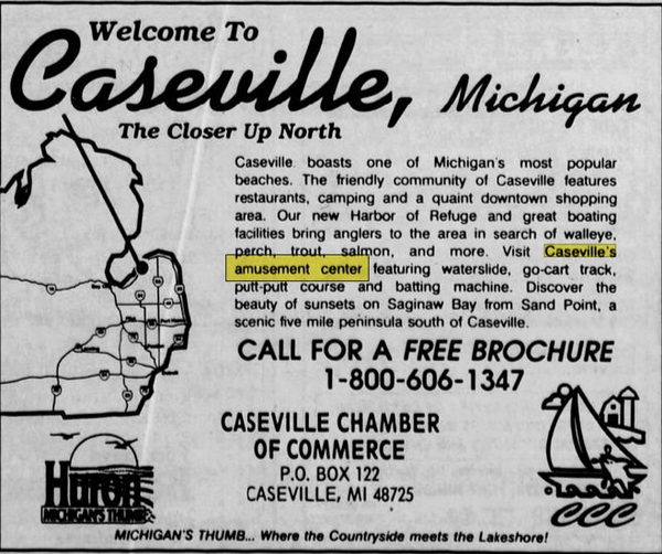 Caseville Amusement Center - June 16 Ad (newer photo)